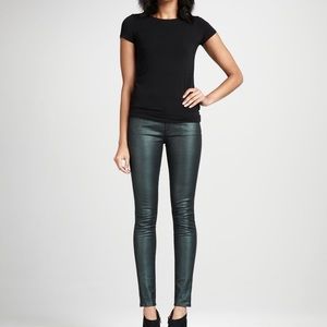 7 For All Mankind Green The Skinny Jean Size 28